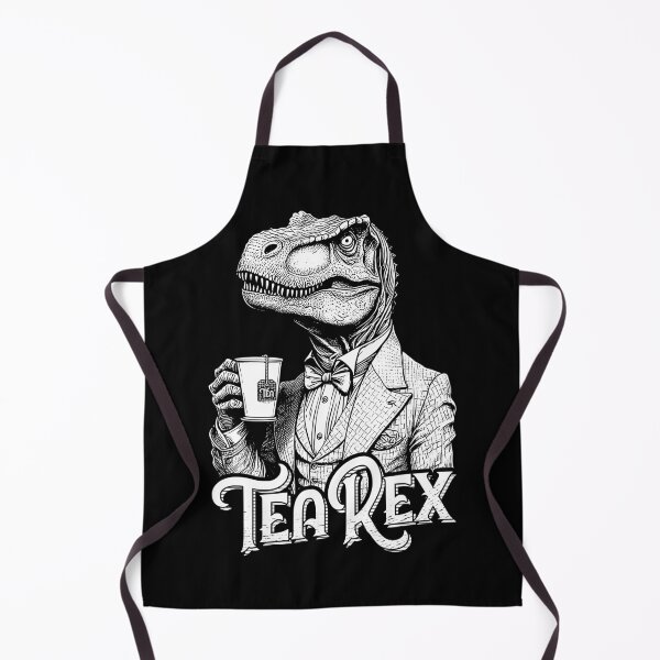 Item preview, Tea Rex Funny Dinosaur Lover Vintage Gentleman Trex Dino Pun designed and sold by GrandeDuc.