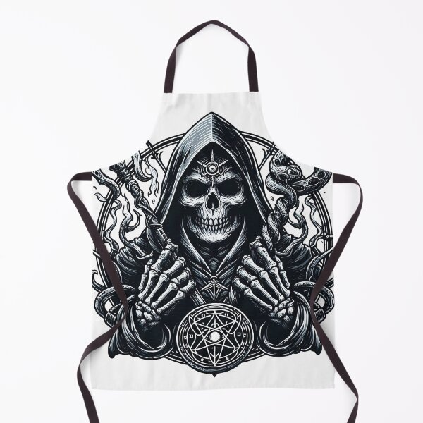 Item preview, Death, Grim Reaper with Pentagram Horror Design, Halloween, Logo designed and sold by Salimgor Hangaround Music.