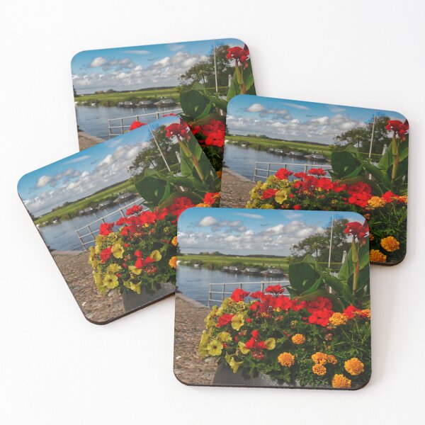 Item preview, Blooming idyll: floral splendor in front of the water designed and sold by JochenEilers.