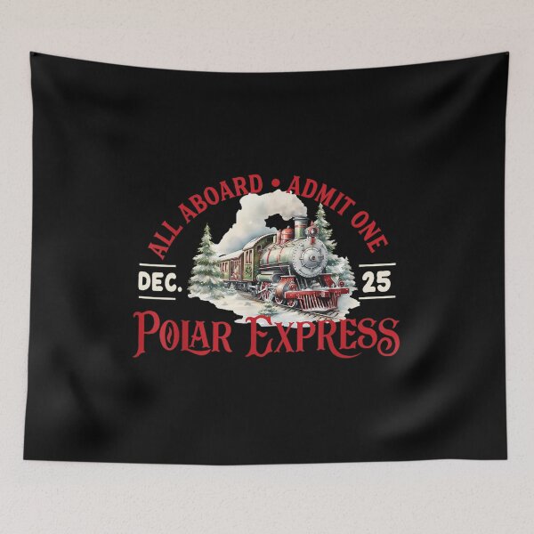 Item preview, Vintage Train North Pole Polar Express All Abroad Christmas designed and sold by Frizz-Nie.