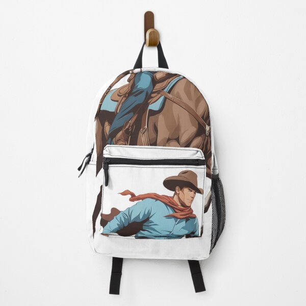 Item preview, a cowboy proudly riding horse 1 designed and sold by Mido-artister.