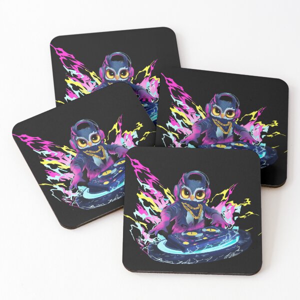 Item preview, DJ Owl: Spinning Beats and Night Feels designed and sold by Erebeer.
