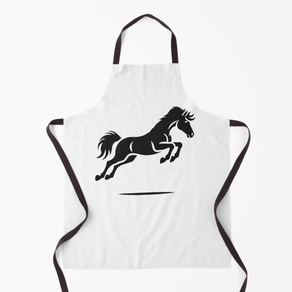 Item preview, Jumping Running Christmas Horse In Santa Hat designed and sold by The Art of Kkatarynka.