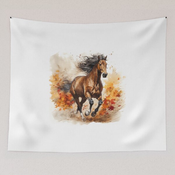 Item preview, Jumping Running Christmas Horse Stallion  designed and sold by The Art of Kkatarynka.