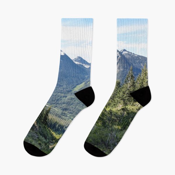 Item preview, Serene Mountain Valley with Evergreen Forest designed and sold by NatureUnleashed.