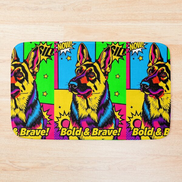 Item preview, Pop Art Power Bold & Brave German Shepherd designed and sold by Cute-Cuddles.