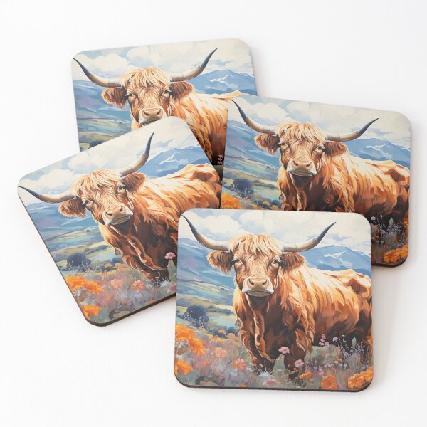 Item preview, Scottish Highlander Highland Cow Cow Scottish Cattle designed and sold by ArtHouseNiklas.