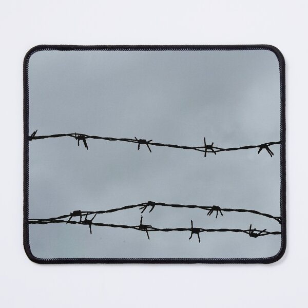 Item preview, Barb Wire and Grey Sky, Minimal Photography designed and sold by JashJhaveri.