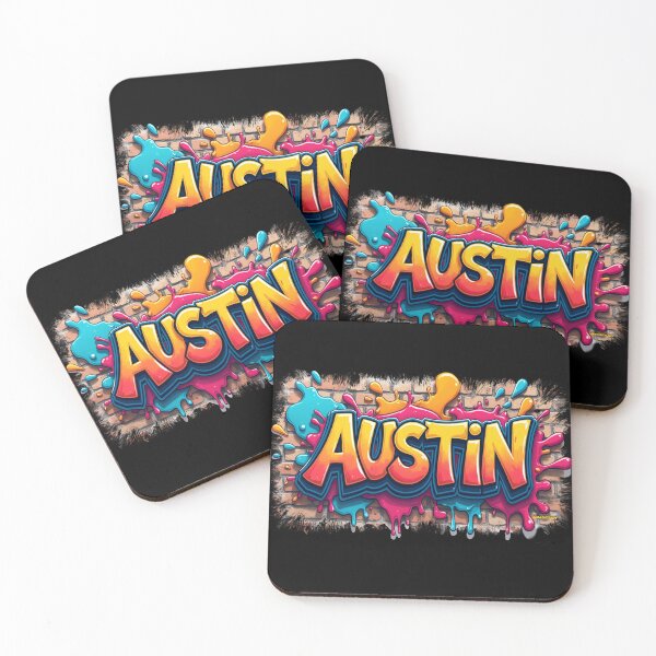 Item preview, Bold Graffiti Splash - AUSTIN 3D Urban Art designed and sold by Mash75art.