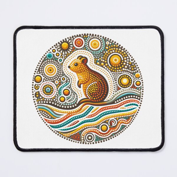 Item preview, Vibrant Animal Artwork - cute Quokka designed and sold by FOLK ART FUSION by heidiannemorris.