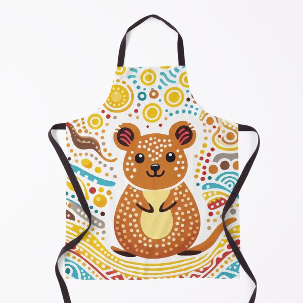 Item preview, Vibrant Animal Artwork - smiling Quokka designed and sold by FOLK ART FUSION.