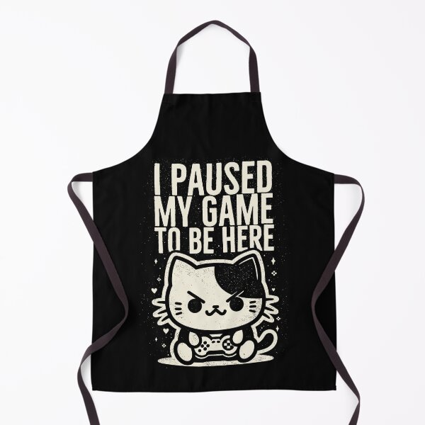 Item preview, I paused my game cat designed and sold by PAINTMONKEYS.