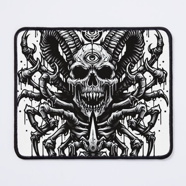 Item preview, Devil, skull with horns and all-seeing eye, Illuminati designed and sold by Salimgor Hangaround Music.