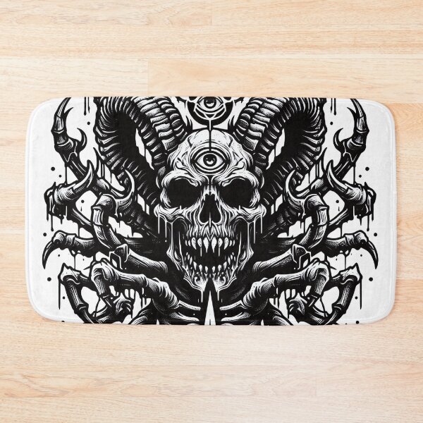 Item preview, Devil, skull with horns and all-seeing eye, Illuminati designed and sold by Salimgor Hangaround Music.