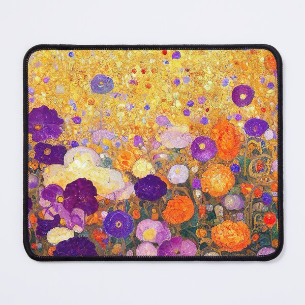 Item preview, Gustav Klimt Flowers and Gold designed and sold by maniacfitness.