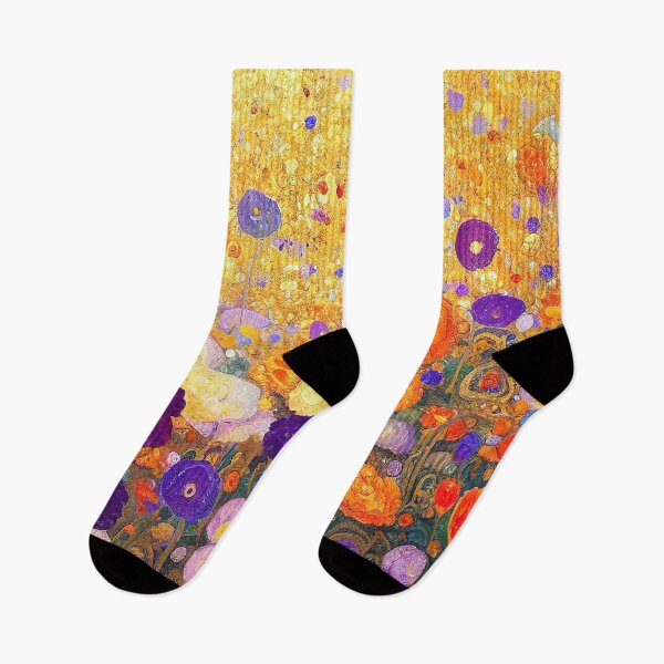 Item preview, Gustav Klimt Flowers and Gold designed and sold by maniacfitness.