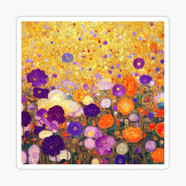 Item preview, Fleurs et or de Gustav Klimt designed and sold by maniacfitness.