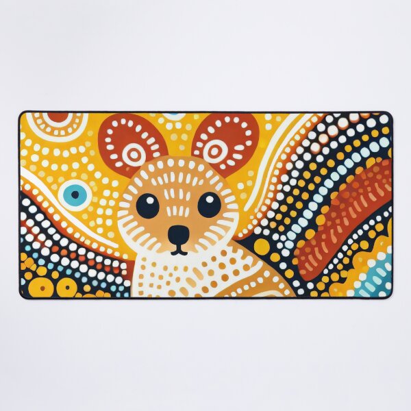 Item preview, Vibrant Animal Artwork - suprised Quokka designed and sold by FOLK ART FUSION.