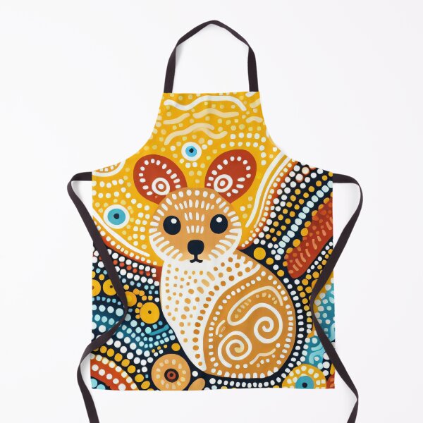 Item preview, Vibrant Animal Artwork - suprised Quokka designed and sold by FOLK ART FUSION.