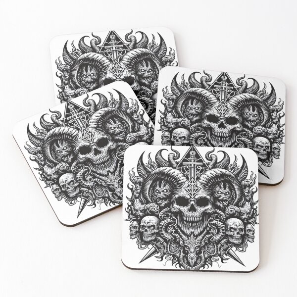 Item preview, devil, demon skull with horns, devil symbol designed and sold by Salimgor Hangaround Music.