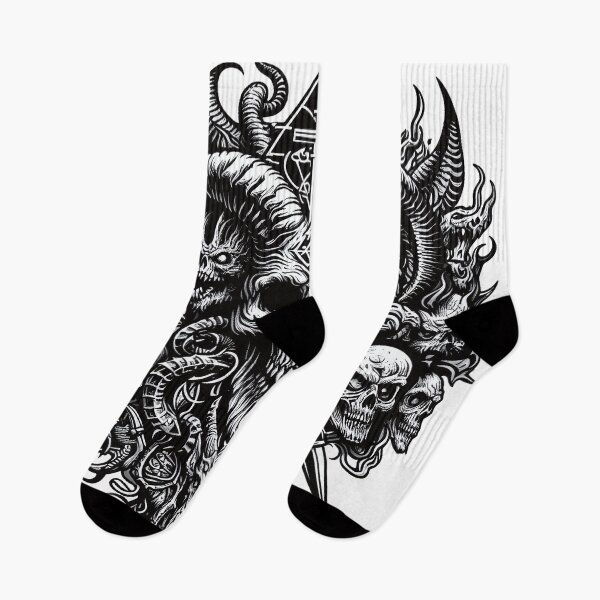 Item preview, devil, demon skull with horns, devil symbol designed and sold by Salimgor Hangaround Music.