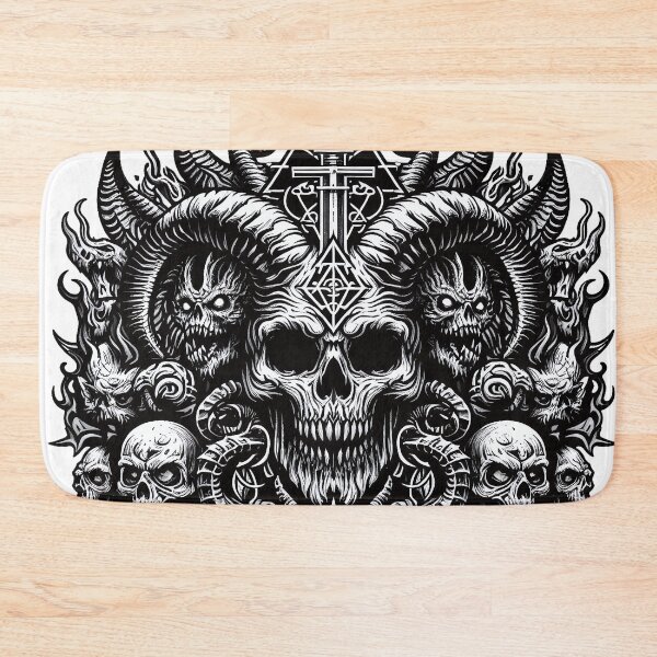 Item preview, devil, demon skull with horns, devil symbol designed and sold by Salimgor Hangaround Music.