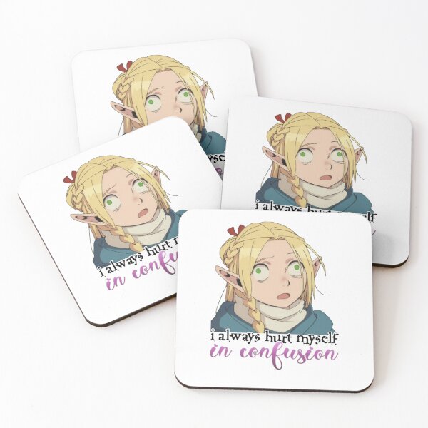 Item preview, Confused Marcille Status Condition Delicious in Dungeon designed and sold by feardeargcrafts.