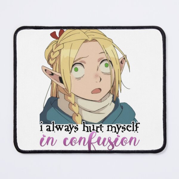 Item preview, Confused Marcille Status Condition Delicious in Dungeon designed and sold by feardeargcrafts.