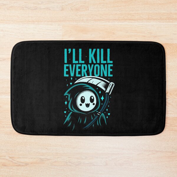 Item preview, I will kill everyone blue designed and sold by PAINTMONKEYS.