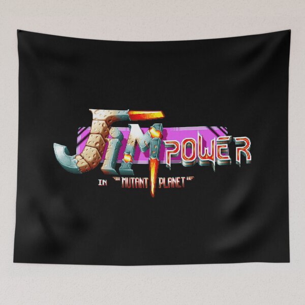 Item preview, Jim Power Title Screen HD designed and sold by Retr0Tshirts.