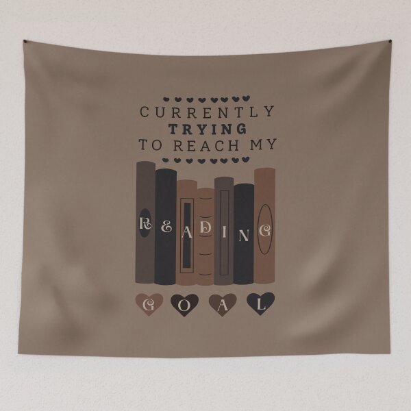 Item preview, Currently Trying to Reach My Reading Goal designed and sold by Megurix.