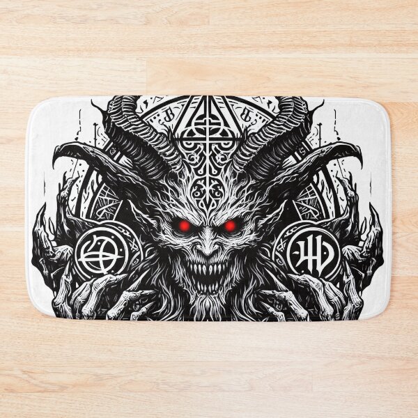 Item preview, The Devil with Horns and Red Eyes, Demon, Horror Art designed and sold by Salimgor Hangaround Music.