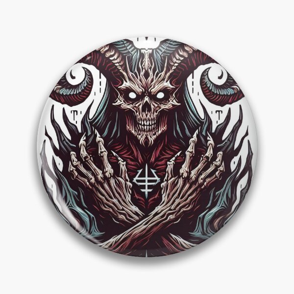 Item preview, The devil with horns and star, demon, horror art designed and sold by Salimgor Hangaround Music.