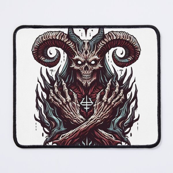 Item preview, The devil with horns and star, demon, horror art designed and sold by Salimgor Hangaround Music.