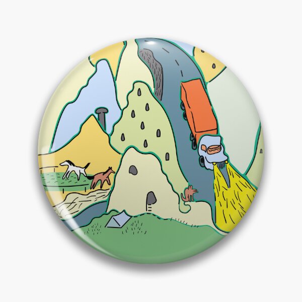 Item preview, Cappadocia landscape illustration designed and sold by iceang shop.
