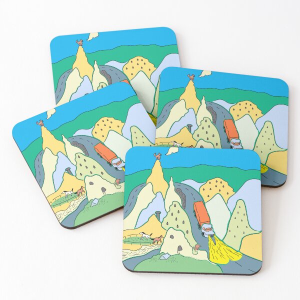 Item preview, Cappadocia landscape illustration designed and sold by iceang shop.