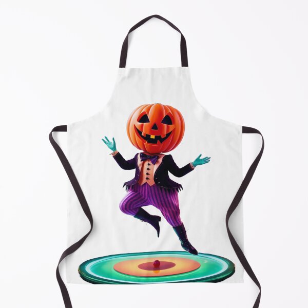 Artikelvorschau, Spukender Kirmeskünstler Mikrobe auf runder Bühne – Halloween Design entworfen und verkauft von AdoraSticks.