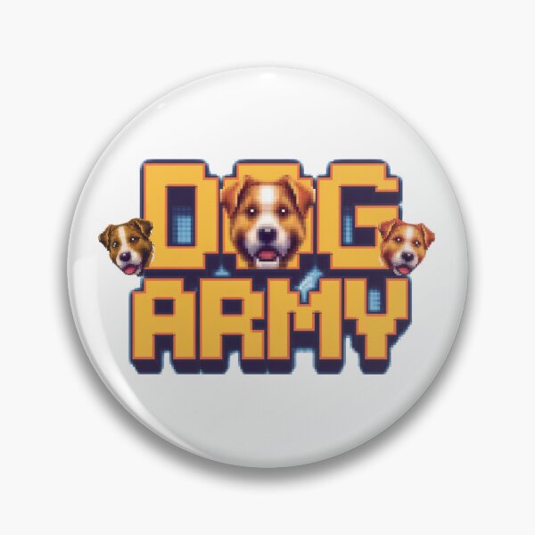 Item preview, Dog Army: Loyal Commanders designed and sold by 8bitdecalworld.