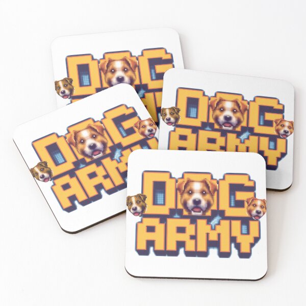 Item preview, Dog Army: Loyal Commanders designed and sold by 8bitdecalworld.