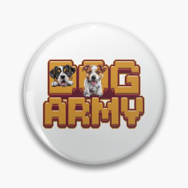 Item preview, Dog Army: Loyal Commanders designed and sold by 8bitdecalworld.