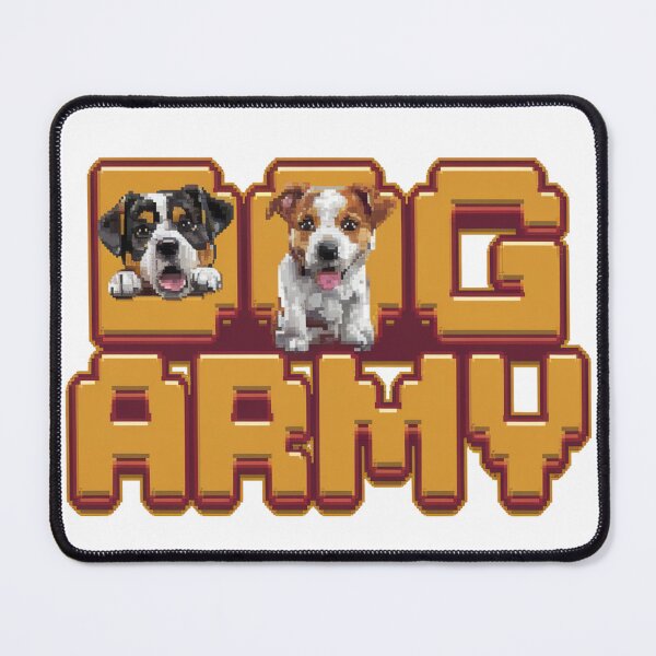 Item preview, Dog Army: Loyal Commanders designed and sold by 8bitdecalworld.