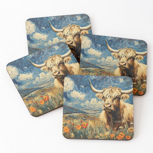 Item preview, Highland Cow Highland Cattle Cow Scottish Cattle Scottish Highlander designed and sold by ArtHouseNiklas.