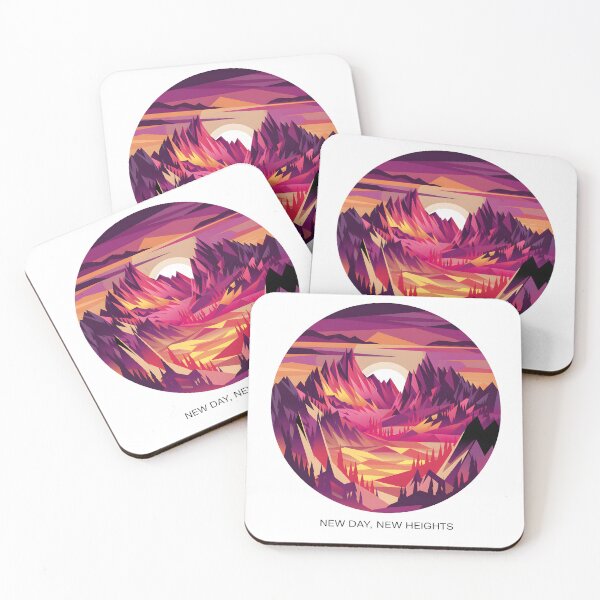 Item preview, Low-poly New Day, New Heights designed and sold by Wegetees.