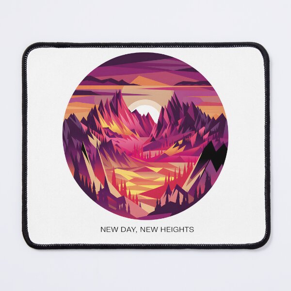 Item preview, Low-poly New Day, New Heights designed and sold by Wegetees.