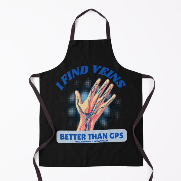 Item preview, I Find Veins Better Than GPS: Funny Phlebotomy Technician Illustration designed and sold by elynne9.