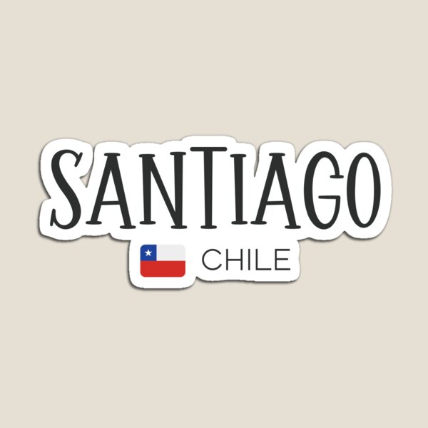 Artikel-Vorschau von Santiago, Chile , designt und verkauft von StudioRedKoala.