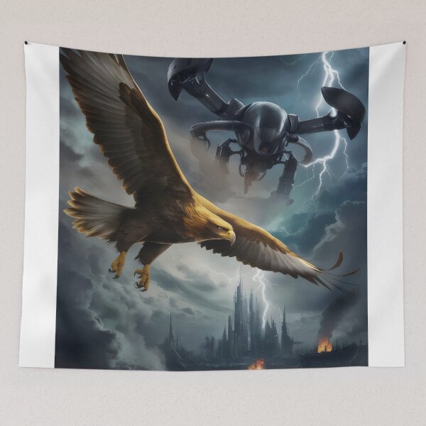 Item preview, Eagle in the sky. designed and sold by MyHappyArtShop.