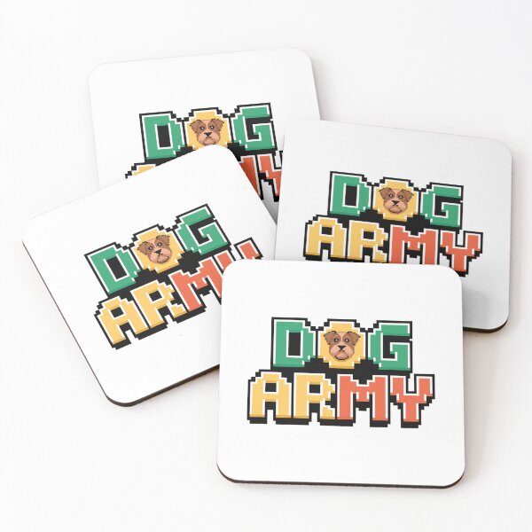 Item preview, Dog Army: Loyal Commanders designed and sold by 8bitdecalworld.