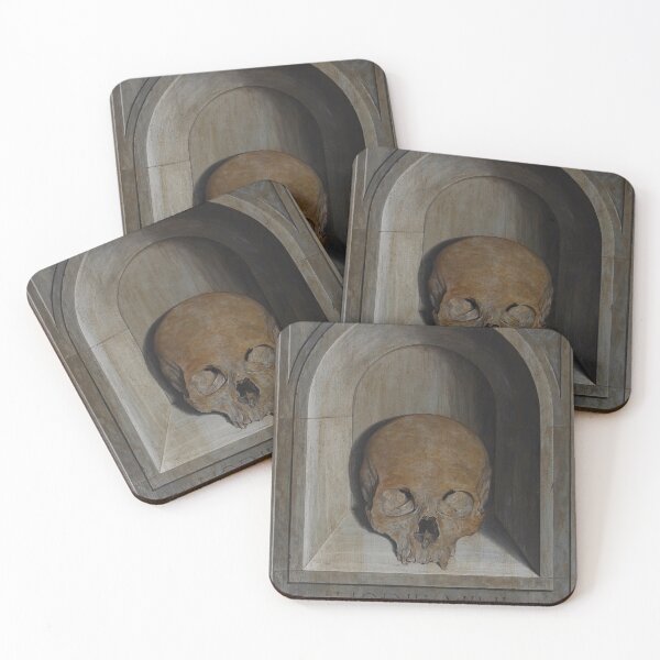 Item preview, Skull painting memento mori designed and sold by Infraredphoto.