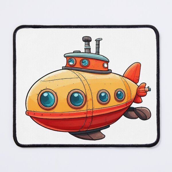 Item preview, Lustiges U-Boot mit Gesicht designed and sold by BysonDesigns.